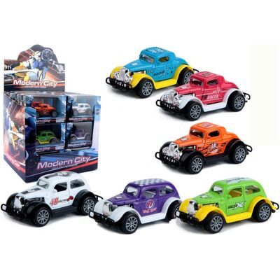Magni Roadster mit Rückzug Metall 9cm 6fach sortiert Magni Roadster mit Rückzug Metall 9cm 6fach sortiert