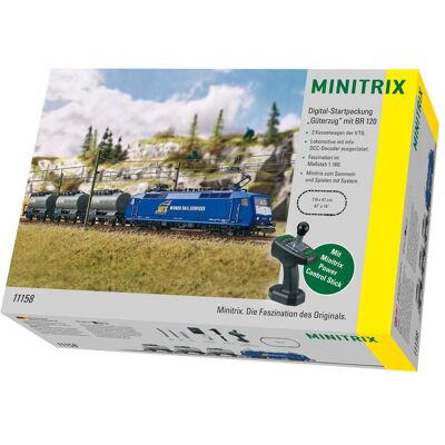 MiniTrix Digital-Startpackung Güterzug mit Baureihe 120 der WRS (Spur N) MiniTrix Digital-Startpackung Güterzug mit Baureihe 120 der WRS (Spur N)