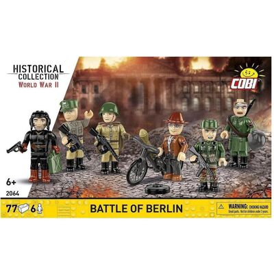 Cobi Battle of Berlin Klemmbaustein-Set – 77 Teile, 6 Figuren Cobi Battle of Berlin Klemmbaustein-Set – 77 Teile, 6 Figuren