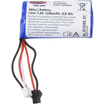 Jamara Akku Muldenkipper Mercedes-Benz Arocs Metal 1:20 2,4GHz Li-Ion 7,4V 1200mAh 8,88Wh (1200 mAh, 7.40 V) Jamara Akku Muldenkipper Mercedes-Benz Arocs Metal 1:20 2,4GHz Li-Ion 7,4V 1200mAh 8,88Wh (1200 mAh, 7.40 V)