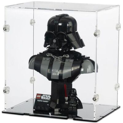 iDisplayit Acryl-Display für LEGO 75439 Star Wars - Darth Vader Büste (Mit schwarzem Boden) iDisplayit Acryl-Display für LEGO 75439 Star Wars - Darth Vader Büste (Mit schwarzem Boden)
