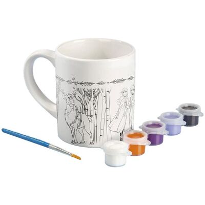 Disney Frozen 2 Tasse zum Bemalen, Tasse, Weiss, Mehrfarbig Disney Frozen 2 Tasse zum Bemalen, Tasse, Weiss, Mehrfarbig