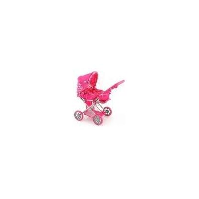 Adar Puppenwagen tiefrosa mit weissen Punkten M1422 533929 Adar Puppenwagen tiefrosa mit weissen Punkten M1422 533929
