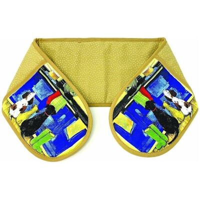 Teka GLV14 Ofenhandschuhe Hunde in der Küche, Backhandschuhe + Topflappen, Mehrfarbig Teka GLV14 Ofenhandschuhe Hunde in der Küche, Backhandschuhe + Topflappen, Mehrfarbig
