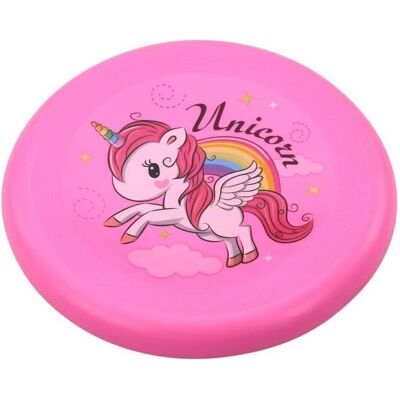 Lean Toys Fliegende Frisbeescheibe 20cm Einhorn (1 Spieler) Lean Toys Fliegende Frisbeescheibe 20cm Einhorn (1 Spieler)