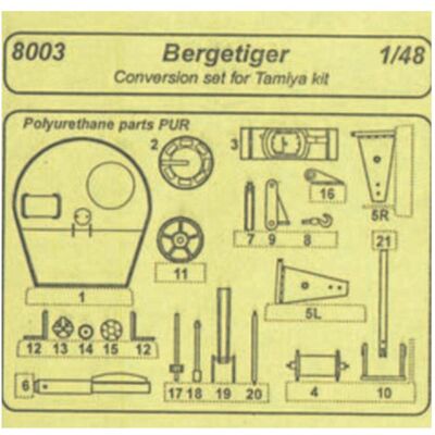 CMK Bergetiger - conversion set für Tamiya Bausatz CMK Bergetiger - conversion set für Tamiya Bausatz