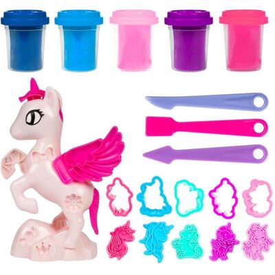 Toi-Toys Sculptidough Knete-Set Einhorn, 5-teilig. Toi-Toys Sculptidough Knete-Set Einhorn, 5-teilig.
