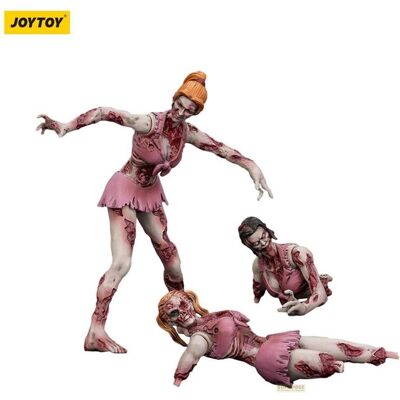 Joy Toy Zombie Dark Source Actionfiguren 3er-Pack Cheer Leaders 8 cm Joy Toy Zombie Dark Source Actionfiguren 3er-Pack Cheer Leaders 8 cm