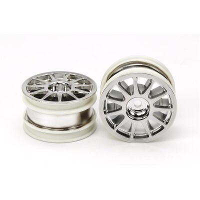 Tamiya M-Chassis 11-Spoke Wheel Chrome Plated Tamiya M-Chassis 11-Spoke Wheel Chrome Plated