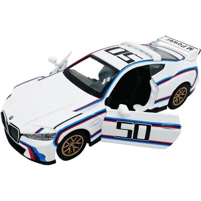 Weiss BMW 3.0 CSL Diecast 1:42 weiss Weiss BMW 3.0 CSL Diecast 1:42 weiss