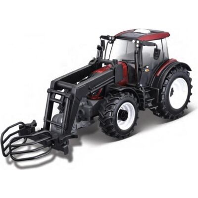 Bburago 18/44082 Valtra N174 Metal Replica Tractor Red with Loader 1:32 Scale Red for 4+ Years Bburago 18/44082 Valtra N174 Metal Replica Tractor Red with Loader 1:32 Scale Red for 4+ Years