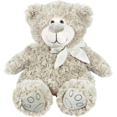 Beppe Teddybär mit Schleife ecru 27cm (27 cm) Beppe Teddybär mit Schleife ecru 27cm (27 cm)