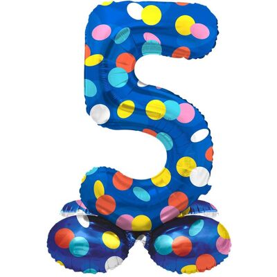Folat BV - Colorful Dots 5 - 72 cm - Foil balloon Folat BV - Colorful Dots 5 - 72 cm - Foil balloon