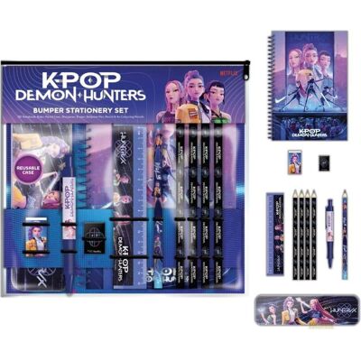 Pyramid KPop Demon Hunters set papeterie 12 A4 Bumper Pyramid KPop Demon Hunters set papeterie 12 A4 Bumper