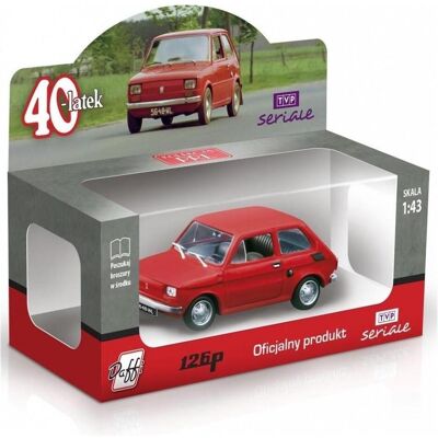 Daff Fiat 126P vierzig Jahre alt, rot Daff Fiat 126P vierzig Jahre alt, rot