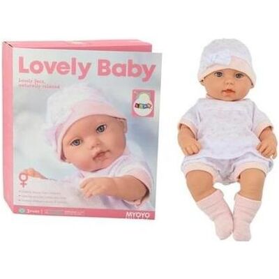 Lean Toys Babypuppe im weissen Pyjama Lean Toys Babypuppe im weissen Pyjama