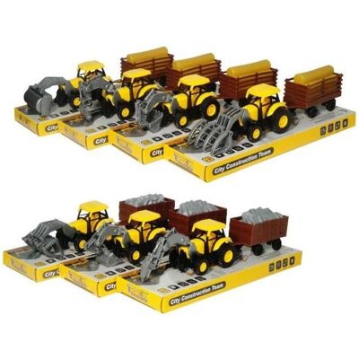 Swede Traktor mit Anhänger MIX Swede Traktor mit Anhänger MIX