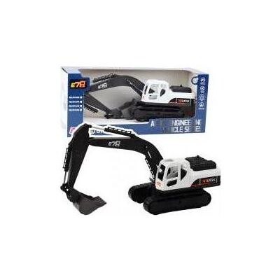 Lean Toys Raupenbagger aus Weissmetall Lean Toys Raupenbagger aus Weissmetall