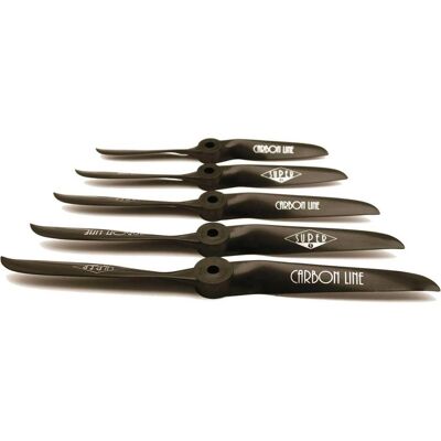 Super carbon line 8x4" 20x10 cm schwarz 1stk. luftschraube Super carbon line 8x4" 20x10 cm schwarz 1stk. luftschraube
