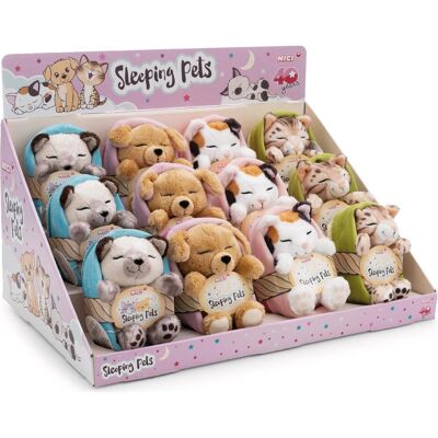 NICI 63130 Sortiment Kuscheltier Sleeping Pets 12cm 4 Designs (30 cm) NICI 63130 Sortiment Kuscheltier Sleeping Pets 12cm 4 Designs (30 cm)