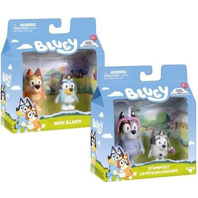 Moose BLUEY S15 Figuren 2er Pack, sort. Moose BLUEY S15 Figuren 2er Pack, sort.