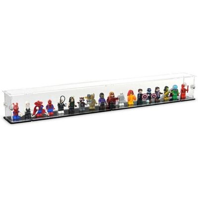 iDisplayit Acryl-Display für 18 LEGO-Minifiguren (mit schwarzem Boden und Noppen) iDisplayit Acryl-Display für 18 LEGO-Minifiguren (mit schwarzem Boden und Noppen)