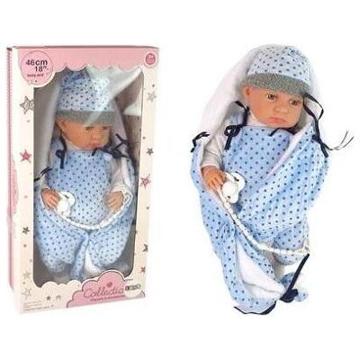 Lean Toys Lean Cars Babypuppe 46 cm Blue Dummy Star Decke Lean Toys Lean Cars Babypuppe 46 cm Blue Dummy Star Decke