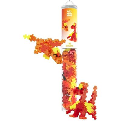 Plus-Plus 100 Kreativ Bausteine Feuer Drache Plus-Plus 100 Kreativ Bausteine Feuer Drache