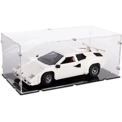 iDisplayit Acryl-Display für LEGO 10337 Lamborghini Countach 5000 Quattrovalvole (Mit schwarzem Boden) iDisplayit Acryl-Display für LEGO 10337 Lamborghini Countach 5000 Quattrovalvole (Mit schwarzem Boden)