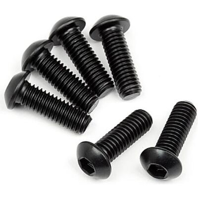 HPI Button Head Screw M6x18mm (Hex Socket) (6pcs) HPI Button Head Screw M6x18mm (Hex Socket) (6pcs)