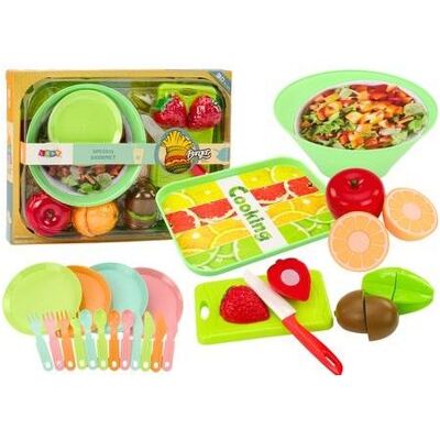Lean Toys, Kaufladen Zubehör, Obstschneideset 25-teilig Lean Toys, Kaufladen Zubehör, Obstschneideset 25-teilig