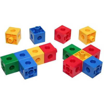 Lobbes Bausatz Verbindungsbausteine - 6 Farben - 300 Teile Lobbes Bausatz Verbindungsbausteine - 6 Farben - 300 Teile