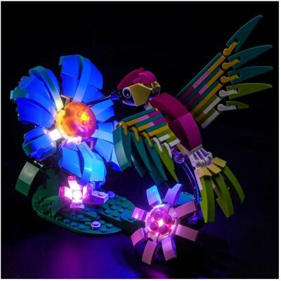 BrickBling LED Beleuchtungs-Set für LEGO 31384 Wilde Tiere - Bunter Kolibri BrickBling LED Beleuchtungs-Set für LEGO 31384 Wilde Tiere - Bunter Kolibri