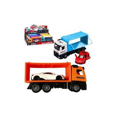 Trifox LKW mit einem Metallauto Trifox LKW mit einem Metallauto