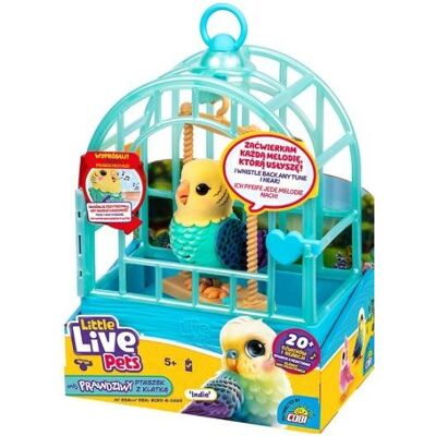Cobi Figurka interaktywna Little Live Pets - Mój prawdziwy ptaszek błękitno-żółty Cobi Figurka interaktywna Little Live Pets - Mój prawdziwy ptaszek błękitno-żółty