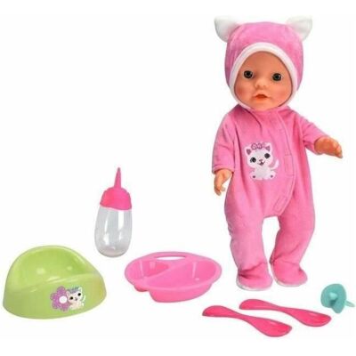 Simba New Born Baby - Kitty Onesie - Babypuppe - ca. 30 cm Simba New Born Baby - Kitty Onesie - Babypuppe - ca. 30 cm