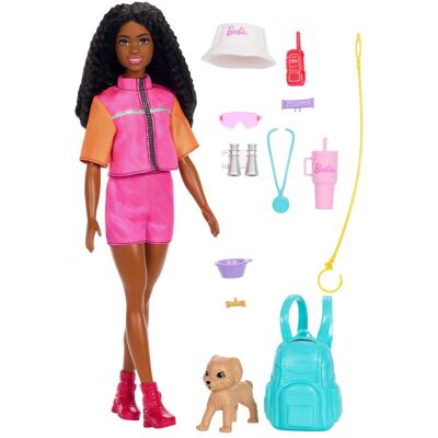 Barbie Outdoor-Abenteuer Modepuppe Brooklyn im Abenteueroutfit Barbie Outdoor-Abenteuer Modepuppe Brooklyn im Abenteueroutfit