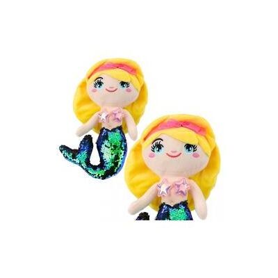 Lean Toys Plüsch Meerjungfrau Kuscheltier Schwanz Pailletten Grün 30cm (30 cm) Lean Toys Plüsch Meerjungfrau Kuscheltier Schwanz Pailletten Grün 30cm (30 cm)