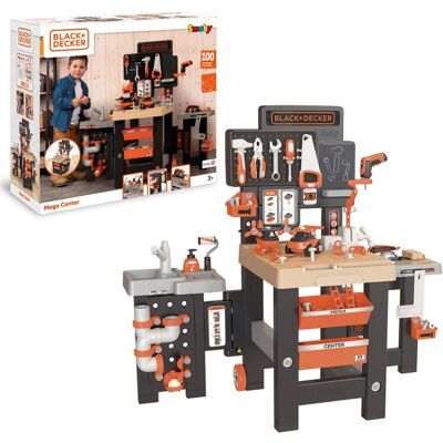 Smoby Black+Decker Werkbank Mega Center Smoby Black+Decker Werkbank Mega Center