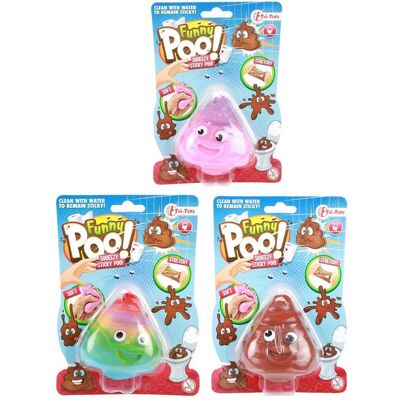 Toi-Toys Lustiger, klebriger, dehnbarer, lächelnder Kot Toi-Toys Lustiger, klebriger, dehnbarer, lächelnder Kot