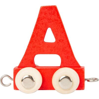 small foot, Holzbuchstaben + Stoffbuchstaben, - Holzbuchstabenzug Rot - A - 12 Stück small foot, Holzbuchstaben + Stoffbuchstaben, - Holzbuchstabenzug Rot - A - 12 Stück