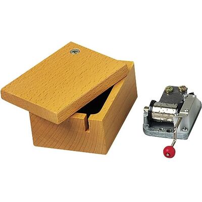 Trousselier, Spieluhr, Holzbox für Musikwerk mit Kurbel Trousselier, Spieluhr, Holzbox für Musikwerk mit Kurbel