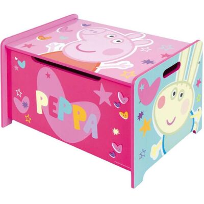 Nickelodeon, Spielzeugaufbewahrung, Speelgoedkist Peppa Pig Junior 62 X 60 Cm Hout Roze Nickelodeon, Spielzeugaufbewahrung, Speelgoedkist Peppa Pig Junior 62 X 60 Cm Hout Roze