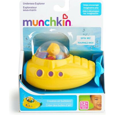 Munchkin - Unterwasser-Explorer - Badespielzeug - Gelbes U-Boot Munchkin - Unterwasser-Explorer - Badespielzeug - Gelbes U-Boot
