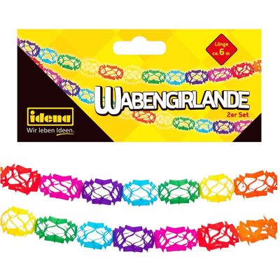 Idena Wabengirlanden 6m D12cm 2er FSC-Mix (2 Stk.) Idena Wabengirlanden 6m D12cm 2er FSC-Mix (2 Stk.)