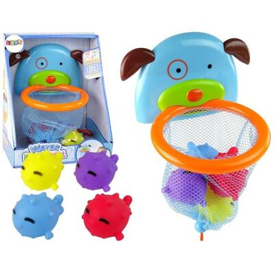 Lean Toys Mini-Basketball-Gummibälle für Hundebad Lean Toys Mini-Basketball-Gummibälle für Hundebad