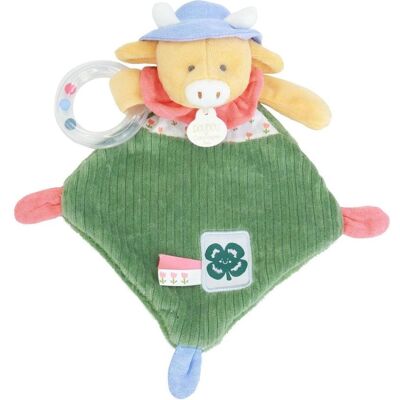 Doudou et Compagnie, Schmusetuch, Kuh Aneth Schmusetuch mit Rassel 21cm (21 x 21 cm) Doudou et Compagnie, Schmusetuch, Kuh Aneth Schmusetuch mit Rassel 21cm (21 x 21 cm)
