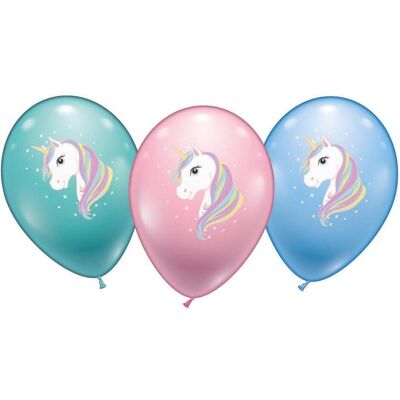 Geda Labels Label Luftballon Einhorn (6x) Geda Labels Label Luftballon Einhorn (6x)