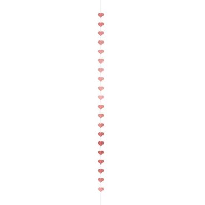 Partydeco Garland Hearts, rosegold, 3,5 m (1 pkt / 1 pc.) (1 Stk.) Partydeco Garland Hearts, rosegold, 3,5 m (1 pkt / 1 pc.) (1 Stk.)