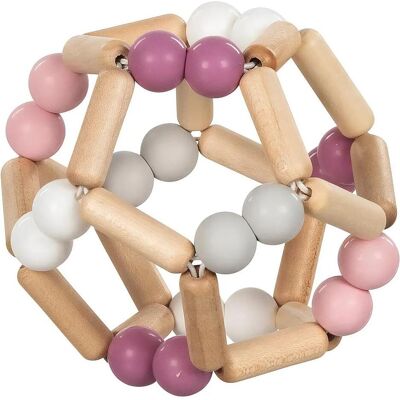Goki, Greifling, Greifling Elastik Ball, rosa Goki, Greifling, Greifling Elastik Ball, rosa